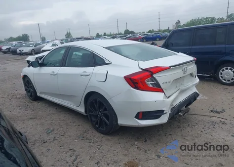 2020 Honda Civic Sport z USA, uszkodzony, nr VIN 19XFC2F81LE001308